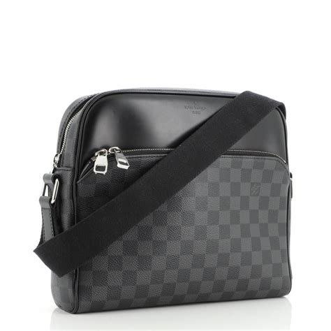 louis vuitton damier graphite dayton reporter pm black|Louis Vuitton damier graphite wallet.